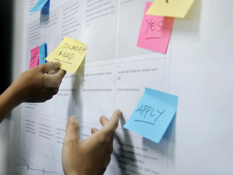 Digital campaign planning on screens