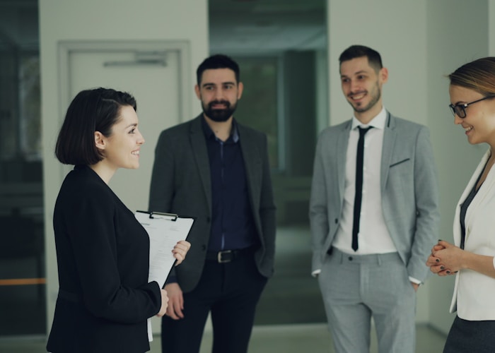 Professional services office environment